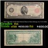 Image 1 : 1914 Large Size $5 Red Seal Federal Reserve Note (Chicago, IL) 7-G Fr-838a Grades f+