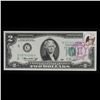Image 2 : 1976 $2 Federal Reserve Note 1st Day of Issue, with Stamp Grades Gem CU