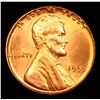 Image 2 : 1955-p Lincoln Cent 1c Grades GEM++ Unc RD