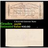 Image 1 : C.S.A $15 Intrest Note Grades Choice AU/BU Slider