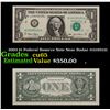 Image 1 : 2003 $1 Federal Reserve Note Near Radar #12195121 Grades Gem CU
