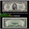 Image 1 : Set of 2 Concecutive 1934 $5 Federal Reserve Notes Grades CU