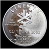 Image 2 : Proof 2002-p Olympic Salt Lake Modern Commem Dollar $1 Grades GEM++ Proof Deep Cameo