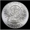 Image 3 : 1991-p Mount Rushmore Modern Commem Dollar $1 Grades ms69