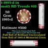 Image 1 : Shotgun Lincoln 1c roll, 1995-d 50 pcs Bank Wrapper.