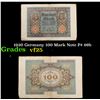 Image 1 : 1920 Germany 100 Mark Note P# 69b Grades vf+