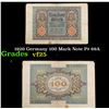 Image 1 : 1920 Germany 100 Mark Note P# 69A Grades vf+