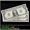 Image 1 : 3x Consecutive 2009 $1 Federal Reserve Notes (Dallas, TX), All CU! Grades Gem+ CU