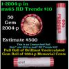Image 1 : Shotgun Lincoln 1c roll, 2004-p 50 pcs String & Son Wrapper.