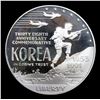 Image 2 : Proof 1991-d Korean War Modern Commem Dollar $1 Grades GEM++ Proof Deep Cameo