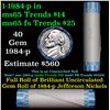 Image 1 : Shotgun Jefferson 5c roll, 1984-p 40 pcs Bank Wrapper