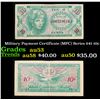 Image 1 : Military Payment Certificate (MPC) Series 641 10c Grades Select AU