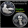 Image 1 : Proof 1993-s Silver Bill of Rights Modern Commem Half Dollar 50c Grades GEM++ Proof Deep Cameo