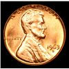 Image 2 : 1963-d Lincoln Cent 1c Grades GEM+ Unc RD