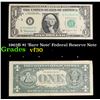 Image 1 : 1963B $1 'Barr Note' Federal Reserve Note Grades vf++