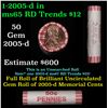 Image 1 : Shotgun Lincoln 1c roll, 2005-d 50 pcs N.F. String & Son Wrapper.