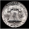 Image 3 : 1961-p Franklin Half Dollar 50c Grades Choice Unc