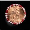 Image 2 : Shotgun Lincoln 1c roll, 1977-d 50 pcs Steel-Strong Wrapper.