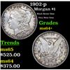 Image 1 : 1902-p Morgan Dollar $1 Grades Choice+ Unc