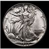 Image 2 : 1942-p Walking Liberty Half Dollar 50c Grades Choice Unc