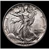 Image 2 : 1943-p Walking Liberty Half Dollar 50c Grades Choice Unc
