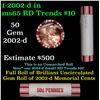 Image 1 : Shotgun Lincoln 1c roll, 2002-d 50 pcs Steel-Strong Wrapper.