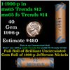 Image 1 : Shotgun Jefferson 5c roll, 1996-p 40 pcs Vintage Bank Wrapper