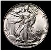 Image 2 : 1947-p Walking Liberty Half Dollar 50c Grades Choice Unc