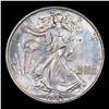 Image 2 : 1943-p Walking Liberty Half Dollar 50c Grades GEM Unc