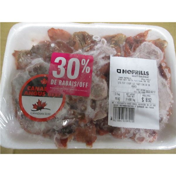 SHELF PULLS (AS IS):  STIR FRY STRIPS (APPROX. $8.92)