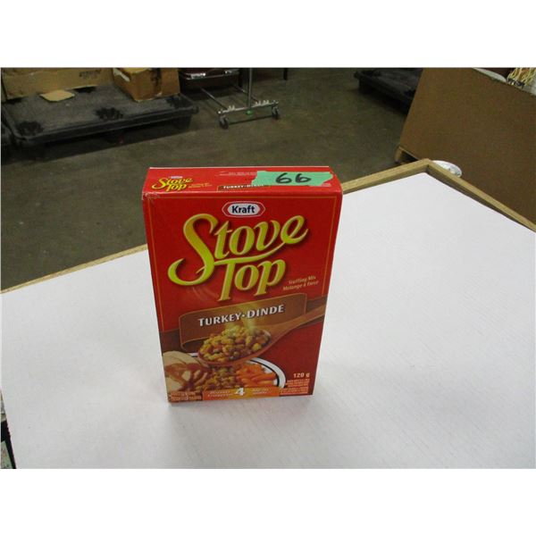 SHELF PULLS (AS IS):  TURKEY STOVE TOP DRESSING - BOX