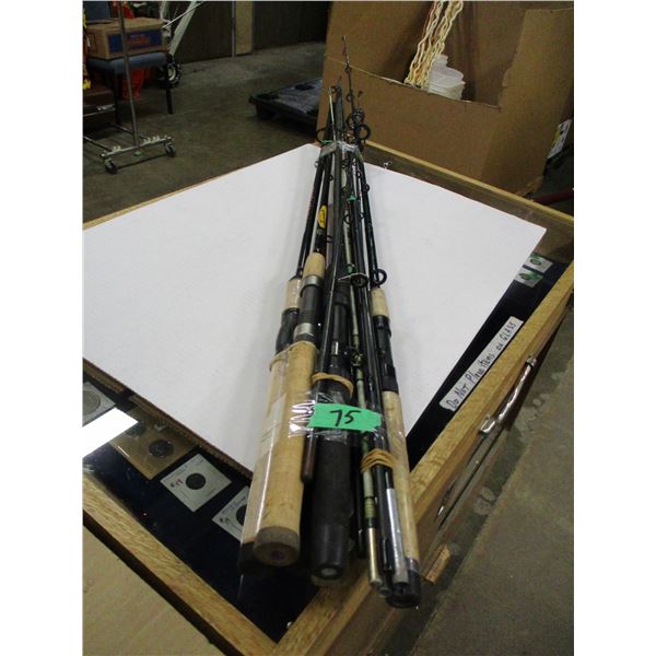APPROX. 8 ASSORTED FISHING RODS