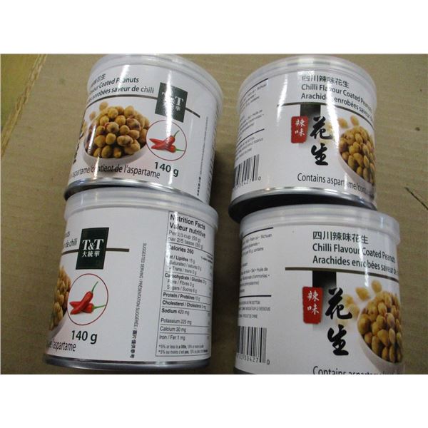 CHILI FLAVOR COATED PEANUTS (4 X 140G) - PER BUNDLE