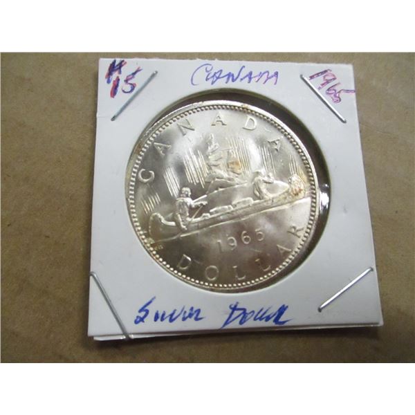 1965 CANADA SILVER DOLLAR