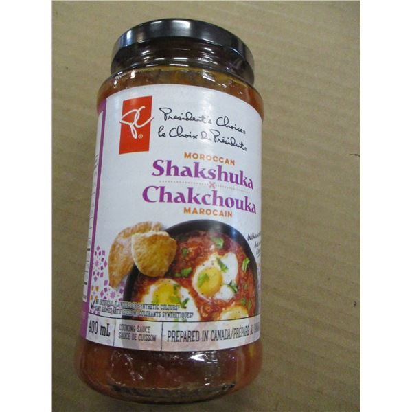 SHELF PULLS (AS IS):  MOROCAN SHAKSHUKA SAUCE (400 ML) - PER JAR