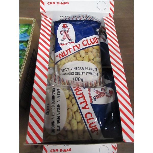 SALT & VINEGAR PEANUTS (12 X 100G BAGS) - PER BOX