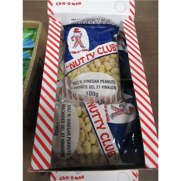 SALT & VINEGAR PEANUTS (12 X 100G BAGS) - PER BOX
