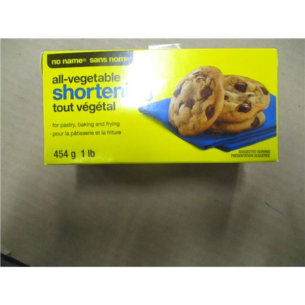 SHELF PULLS (AS IS):  ALL VEGETABLE SHORTENING (1 LB) - PER PACKAGE