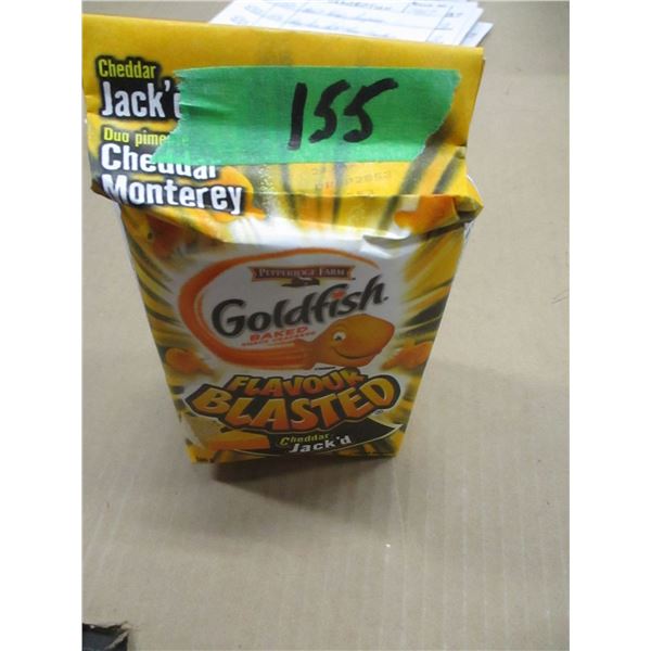 SHELF PULLS (AS IS):  CHEDDAR GOLDFISH BAKED CRACKERS (180G) - BAG