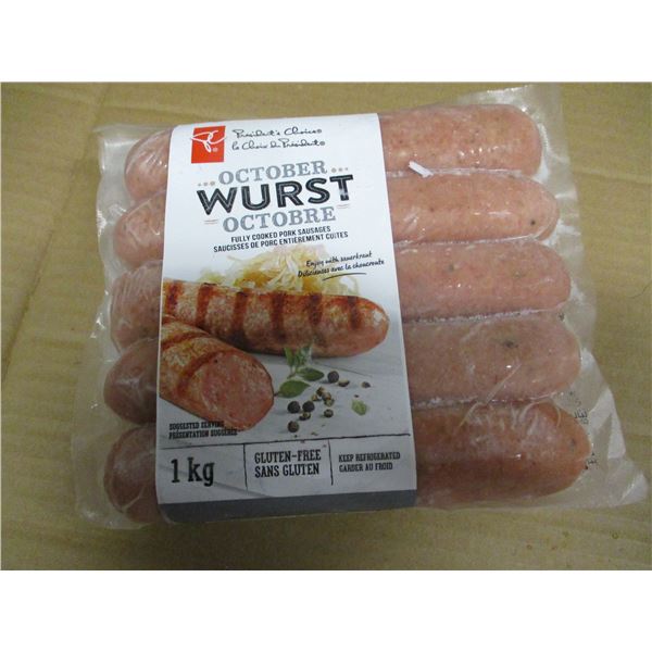 SHELF PULLS (AS IS):  OCTOBERWURST SAUSAGE (1 KG)