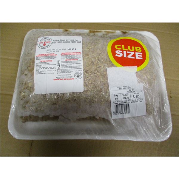 SHELF PULLS (AS IS):  REGULAR GROUND BEEF (APPROX. $17.57)