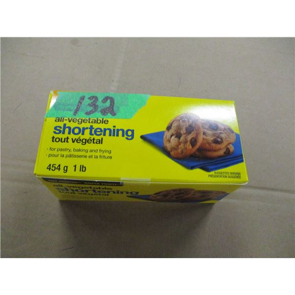 SHELF PULLS (AS IS):  ALL VEGETABLE SHORTENING (1 LB)
