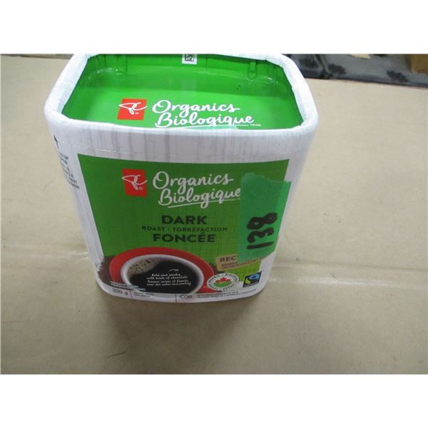 SHELF PULLS (AS IS):  DARK ROAST COFFEE (250G)