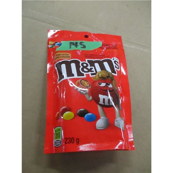 SHELF PULLS (AS IS):  M&M PEANUT BUTTER (230G) - BAG