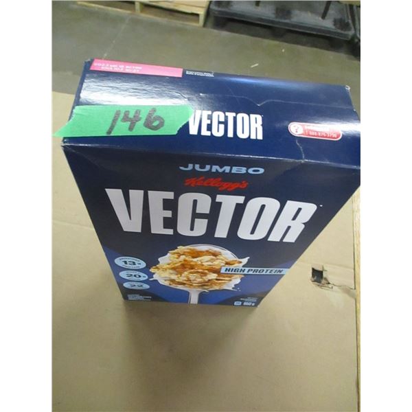 SHELF PULLS (AS IS):  VECTOR CEREAL - JUMBO BOX