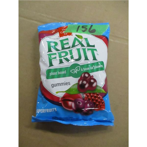 SHELF PULLS (AS IS):  REAL FRUIT GUMMIES (180G)