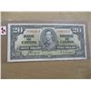 Image 1 : 1937 BANK OF CANADA KING GEORGE VI LEGAL TENDER $20 BILL