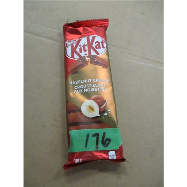 SHELF PULLS (AS IS):  KIT KAT HAZEL NUT CRUNCH BAR (120G)