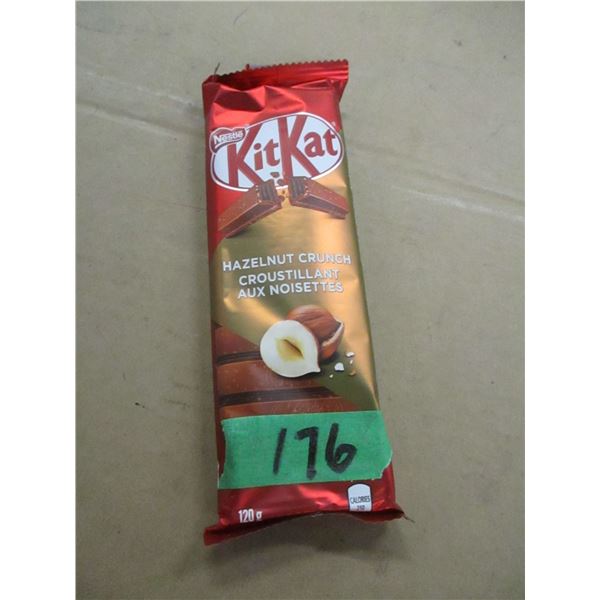 SHELF PULLS (AS IS):  KIT KAT HAZEL NUT CRUNCH BAR (120G)