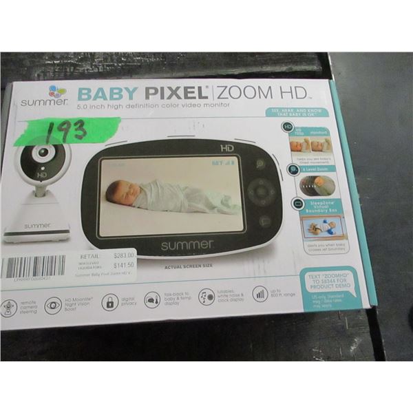 STORE RETURN (AS IS):  BABY PIXEL ZOOM